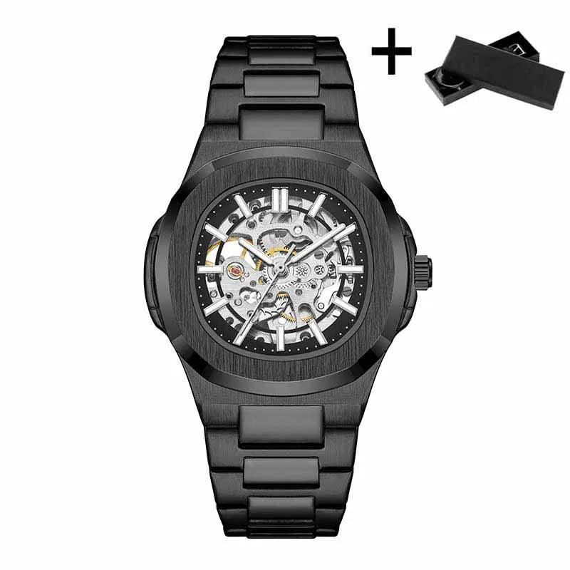 Relógio Masculino Respect Skeleton – Design Exclusivo e Sofisticação Automática